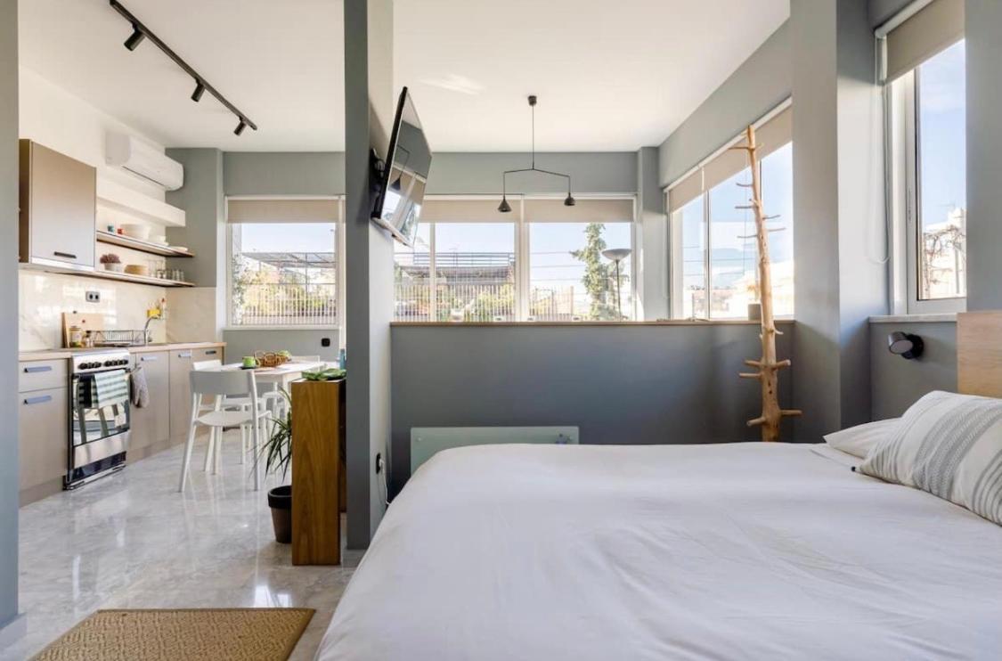 Loft With Private Parking Apartment Athens Ngoại thất bức ảnh